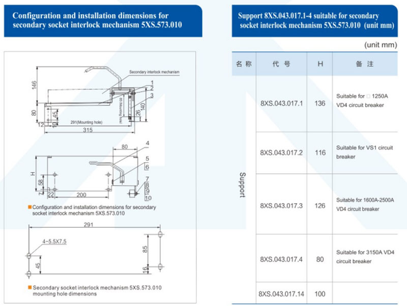 VD4/VS1 Secondary Socket Interlocking Device