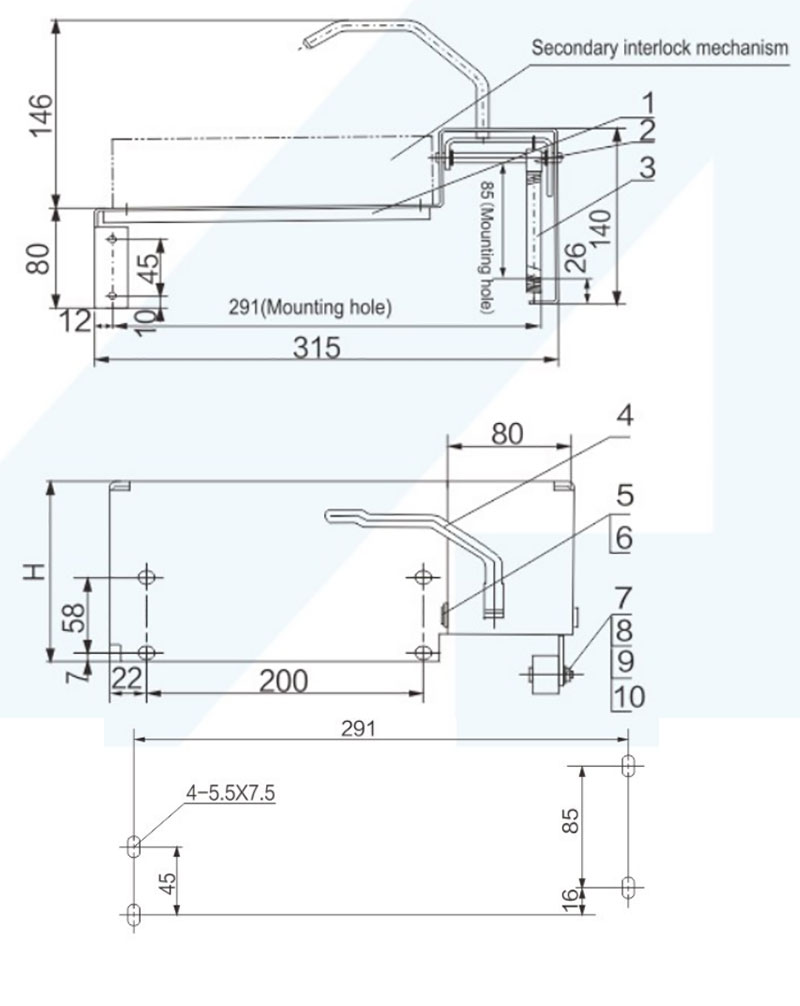 VD4/VS1 Secondary Socket Interlocking Device